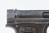 WORLD WAR I Era German J.P. SAUER & SOHN Model 1913 Semi-Automatic PISTOL
Chambered in 7.65mm Browning with HOLSTER - 18 of 19