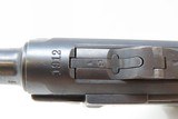 1912 mfr. WORLD WAR I ERFURT P.08 GERMAN LUGER Pistol Great War WWI 9mm C&R Iconic WWI Imperial German 9x19mm Sidearm - 9 of 23