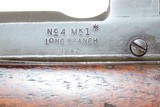 1942 Date WORLD WAR II Era LONG BRANCH Enfield No. 4 Mk1 C&R MILITARY Rifle Primary INFANTRY Weapon of ENGLAND & CANADA - 7 of 23