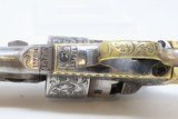 c1866 ENGRAVED Antique COLT Model 1860 ARMY .44 Caliber Percussion REVOLVER
With RELIEF CARVED Mexican Eagle ANTIQUE IVORY Grip - 2 of 20