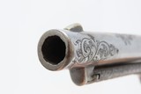c1866 ENGRAVED Antique COLT Model 1860 ARMY .44 Caliber Percussion REVOLVER
With RELIEF CARVED Mexican Eagle ANTIQUE IVORY Grip - 12 of 20