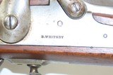 WESTERN COSTUME CO. Movie Prop Antique CIVIL WAR WHITNEY Rifle-Musket c1860 “W.C.Co.” Marked Collector’s Item! - 7 of 21