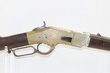 MADIS LETTERED, L.D. NIMSCHKE Engraved WINCHESTER Model 1866 Carbine Nice Lever Action “YELLOWBOY” Chambered in .44 Henry Rimfire! - 16 of 23