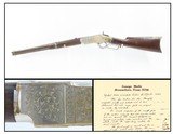 MADIS LETTERED, L.D. NIMSCHKE Engraved WINCHESTER Model 1866 Carbine Nice Lever Action “YELLOWBOY” Chambered in .44 Henry Rimfire! - 1 of 23
