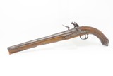 ENGRAVED 1700s Antique EUROPEAN FLINTLOCK 62 Caliber Martial Pistol Sidearm 200+ Year Old Fighting Pistol - 13 of 16