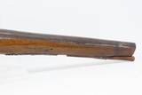 ENGRAVED 1700s Antique EUROPEAN FLINTLOCK 62 Caliber Martial Pistol Sidearm 200+ Year Old Fighting Pistol - 4 of 16