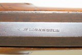 J.P. LOWER / J.H. JOHNSTON Antique PENNSYLVANIA .34 Percussion LONG RIFLE
Interesting Dual Maker Marked Half Stock Rifle! - 9 of 18