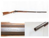 J.P. LOWER / J.H. JOHNSTON Antique PENNSYLVANIA .34 Percussion LONG RIFLEInteresting Dual Maker Marked Half Stock Rifle!