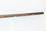 J.P. LOWER / J.H. JOHNSTON Antique PENNSYLVANIA .34 Percussion LONG RIFLE
Interesting Dual Maker Marked Half Stock Rifle! - 8 of 18