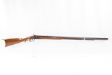 J.P. LOWER / J.H. JOHNSTON Antique PENNSYLVANIA .34 Percussion LONG RIFLE
Interesting Dual Maker Marked Half Stock Rifle! - 2 of 18