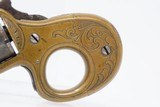 “MY FRIEND” KNUCKLE-DUSTER Antique JAMES REID Catskills .22 Short REVOLVER1870s 7-Shot Revolver with Heavy “KNUCKLER” Frame - 3 of 12