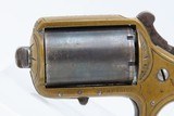 “MY FRIEND” KNUCKLE-DUSTER Antique JAMES REID Catskills .22 Short REVOLVER1870s 7-Shot Revolver with Heavy “KNUCKLER” Frame - 4 of 12