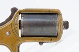 “MY FRIEND” KNUCKLE-DUSTER Antique JAMES REID Catskills .22 Short REVOLVER1870s 7-Shot Revolver with Heavy “KNUCKLER” Frame - 12 of 12
