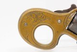 “MY FRIEND” KNUCKLE-DUSTER Antique JAMES REID Catskills .22 Short REVOLVER1870s 7-Shot Revolver with Heavy “KNUCKLER” Frame - 11 of 12