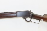 c.1894 mfr. Antique J.M. MARLIN Model 1893 Lever Action Rifle .38-40 WCFWith Octagonal Barrel & Crescent Butt Plate! - 4 of 20