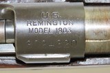 WORLD WAR II U.S. Remington M1903 BOLT ACTION .30-06 Springfield C&R Rifle Made in 1941 with FLAMING BOMB Marked Barrel - 9 of 18
