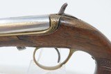 Rare ENGRAVED Antique WILLIAMSON Single Shot CONVERTIBLE .41 Cal. DERINGERRimfire/Percussion Combination Pistol with PERCUSSION ADAPTER! - 4 of 18
