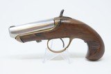 Rare ENGRAVED Antique WILLIAMSON Single Shot CONVERTIBLE .41 Cal. DERINGERRimfire/Percussion Combination Pistol with PERCUSSION ADAPTER! - 2 of 18