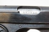 WWII Occupied Belgium FABRIQUE NATIONALE 1922 7.65x17mmSR Pistol .32 ACP C&RWW2 Belgium Made with EAGLE/WaA140 Markings + HOLSTER - 19 of 23