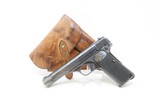 WWII Occupied Belgium FABRIQUE NATIONALE 1922 7.65x17mmSR Pistol .32 ACP C&RWW2 Belgium Made with EAGLE/WaA140 Markings + HOLSTER - 2 of 23