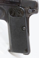 WWII Occupied Belgium FABRIQUE NATIONALE 1922 7.65x17mmSR Pistol .32 ACP C&RWW2 Belgium Made with EAGLE/WaA140 Markings + HOLSTER - 6 of 23