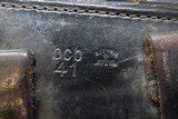 WORLD WAR II Nazi German MAUSER “byf” Code “42” LUGER 9mm Para P.08 Pistol
World War II German Sidearm with “bcb/41” HOLSTER! - 3 of 25