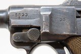 WORLD WAR II Nazi German MAUSER “byf” Code “42” LUGER 9mm Para P.08 Pistol
World War II German Sidearm with “bcb/41” HOLSTER! - 10 of 25