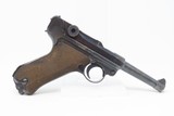 WORLD WAR II Nazi German MAUSER “byf” Code “42” LUGER 9mm Para P.08 Pistol
World War II German Sidearm with “bcb/41” HOLSTER! - 22 of 25