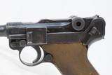 WORLD WAR II Nazi German MAUSER “byf” Code “42” LUGER 9mm Para P.08 Pistol
World War II German Sidearm with “bcb/41” HOLSTER! - 7 of 25