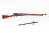 WORLD WAR 2 Arisaka TOYO KOGYO Type 99 7.7 JAPANESE Cal. Military Rifle C&R Manufactured in HIROSHIMA, JAPAN with BAYONET & SCABBARD! - 2 of 18