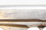 WORLD WAR II German MAUSER Model HSc 7.65 mm Caliber SEMI-AUTO Pistol C&R
Nazi German “Self-Cocking” Pistol - 10 of 20