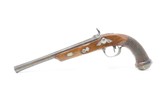 Antique FRENCH Made Engraved AUGUSTIN MERLEY-DUON .50 Caliber Target Pistol Manufactured in St. Etienne Circa the Early 19th Century - 15 of 18