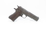 1944 U.S. PROPERTY REMINGTON-RAND Model 1911A1 Pistol Govt WWII C&RWORLD WAR II Model 1911A1 U.S. ARMY Model Chambered in .45 ACP - 17 of 20