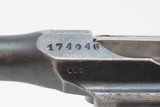 German MAUSER C96 Broomhandle Pistol PRE-WWII Chambered in 7.63x25mm C&RWith LEATHER HOLSTER - 6 of 22