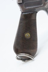 German MAUSER C96 Broomhandle Pistol PRE-WWII Chambered in 7.63x25mm C&RWith LEATHER HOLSTER - 20 of 22