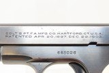 1925 mfr COLT Model 1903 POCKET HAMMERLESS .32 ACP SemiAutomatic PISTOL C&R ROARING TWENTIES Era Self Defense Pistol - 11 of 15