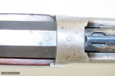 1911 mfr. WINCHESTER Model 1892 Lever Action REPEATING RIFLE .25-20 WCF C&R Special Order Part-Round Part-Octagonal Barrel! - Image 10 of 21