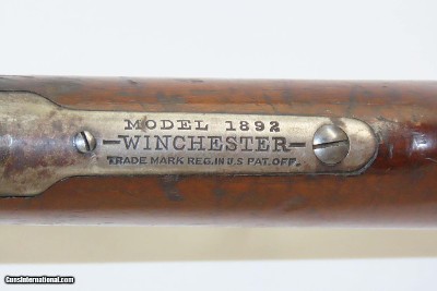 1911 mfr. WINCHESTER Model 1892 Lever Action REPEATING RIFLE .25-20 WCF C&R Special Order Part-Round Part-Octagonal Barrel! - Image 12 of 21