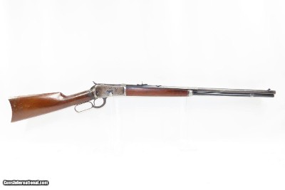 1911 mfr. WINCHESTER Model 1892 Lever Action REPEATING RIFLE .25-20 WCF C&R Special Order Part-Round Part-Octagonal Barrel! - Image 16 of 21