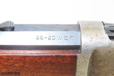 1911 mfr. WINCHESTER Model 1892 Lever Action REPEATING RIFLE .25-20 WCF C&R Special Order Part-Round Part-Octagonal Barrel! - Image 6 of 21