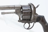 BELGIAN Antique LEFAUCHEUX Pinfire 10-Shot Double Action .45 Cal RevolverRare Large Cylinder Pinfire Revolver - 4 of 17