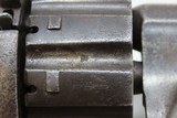BELGIAN Antique LEFAUCHEUX Pinfire 10-Shot Double Action .45 Cal RevolverRare Large Cylinder Pinfire Revolver - 13 of 17