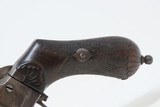 BELGIAN Antique LEFAUCHEUX Pinfire 10-Shot Double Action .45 Cal RevolverRare Large Cylinder Pinfire Revolver - 3 of 17