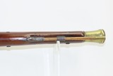 BRITISH Brass Barrel Flintlock BLUNDERBUSS w BAYONET Collins/Winton Antique Birmingham Proofed Close Range Shotgun - 9 of 20
