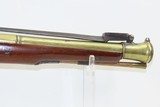 BRITISH Brass Barrel Flintlock BLUNDERBUSS w BAYONET Collins/Winton Antique Birmingham Proofed Close Range Shotgun - 4 of 20