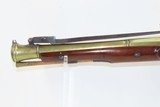 BRITISH Brass Barrel Flintlock BLUNDERBUSS w BAYONET Collins/Winton Antique Birmingham Proofed Close Range Shotgun - 18 of 20