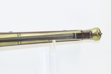 BRITISH Brass Barrel Flintlock BLUNDERBUSS w BAYONET Collins/Winton Antique Birmingham Proofed Close Range Shotgun - 12 of 20