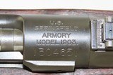 U.S. SPRINGFIELD Model 1903 .30-06 Caliber Bolt Action C&R MILITARY RifleInfantry Rifle Made in 1928 with “SA/1-29 BARREL - 9 of 19