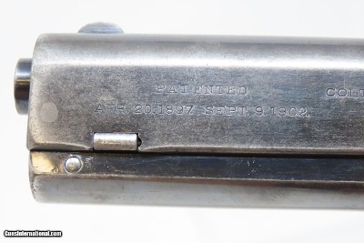 1908 mfr ARCHIVE LETTERED COLT Model 1903 POCKET HAMMER .38 Auto PISTOL C&R ST. LOUIS Simmons Hardware SHIPPED - Image 8 of 21