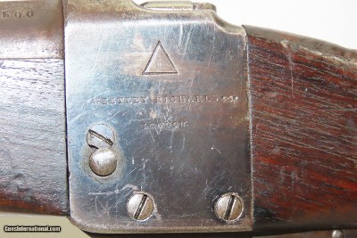 VERY RARE Antique Westley Richards DEELEY & EDGE 1881 Patent MILITARY Rifle .303 Caliber Falling Block Rifle - Image 7 of 20